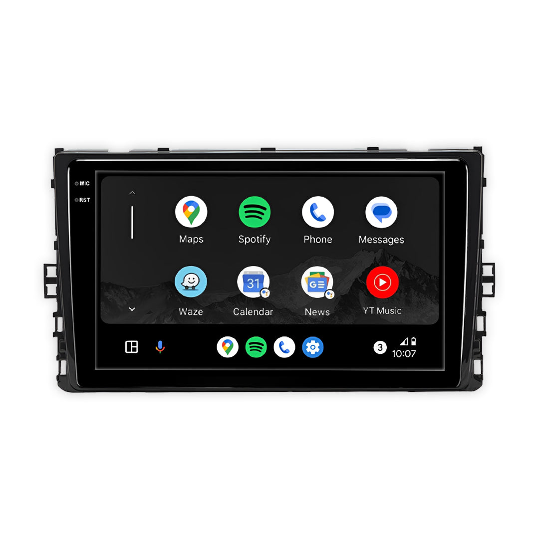 Volkswagen Virtus (2023-2026) Unidad principal inalámbrica Android 13 de 9" para Apple CarPlay/Android Auto